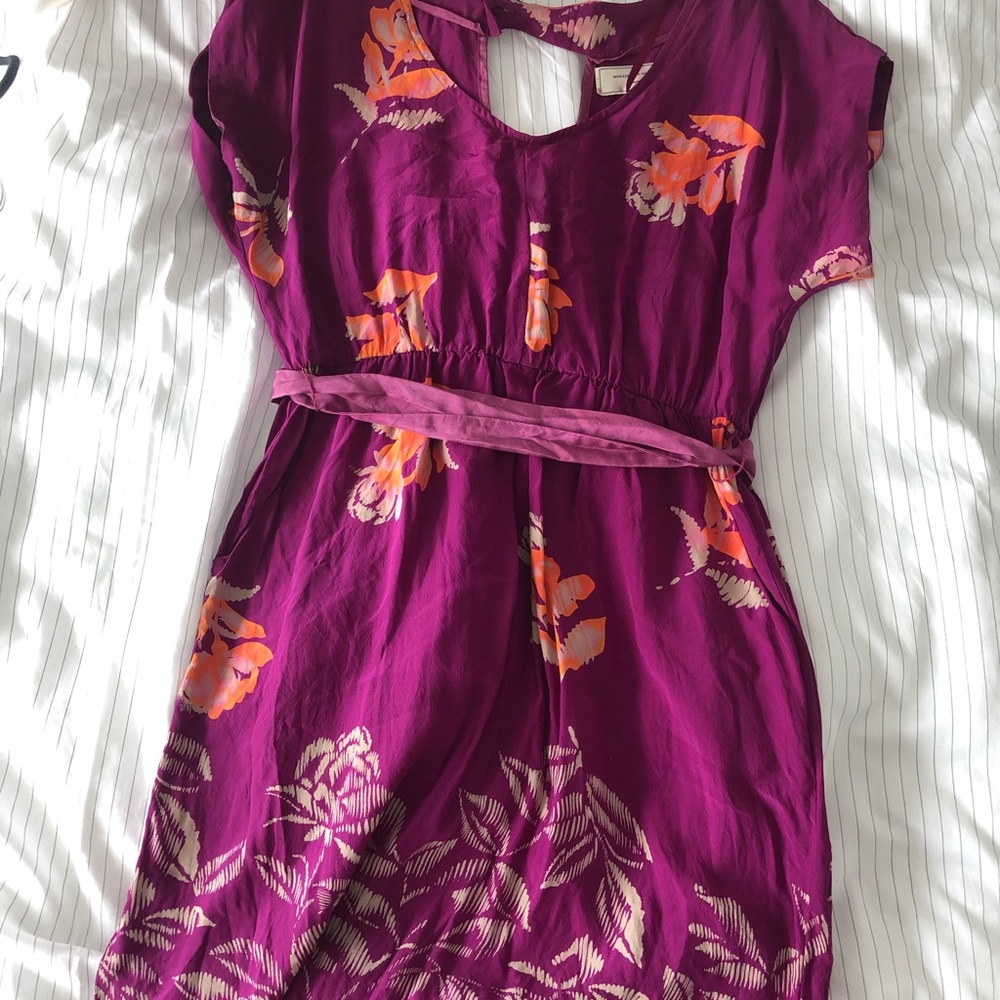 Pink dress-floral